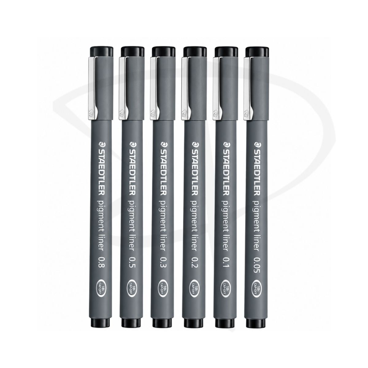 Set de Estilografos - Staedtler Pigment Liner - 6 unidades - Imagen 2