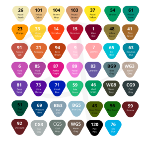Alternative view of Plumones a base de alcohol - Lanke – 48 unidades