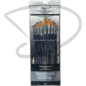 Set de pinceles planos - Giorgione – 9 unidades