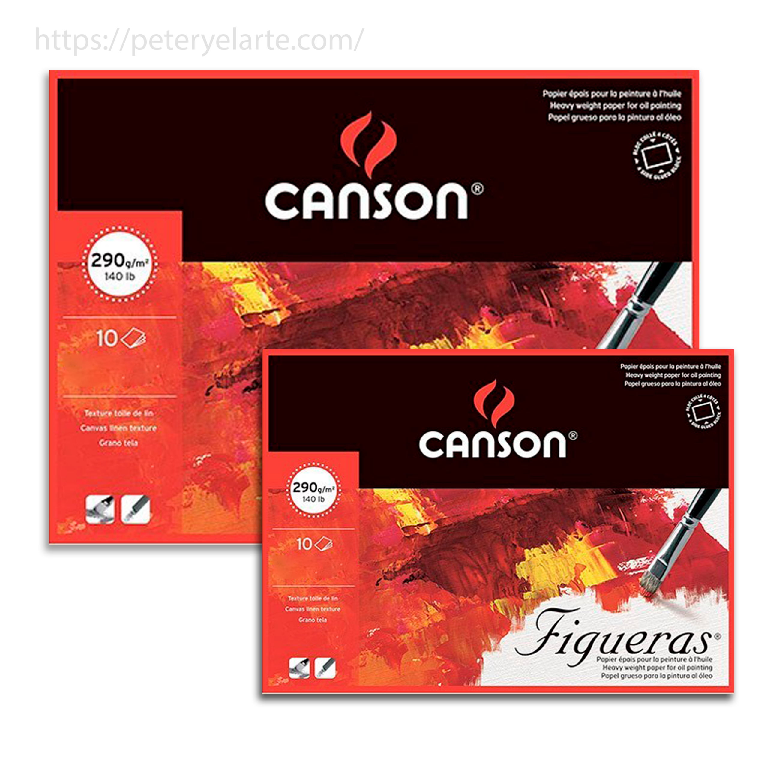 Block para oleo y acrilico - Canson Figueras - 290 g