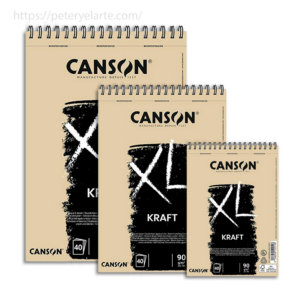Block para dibujo anillado - Canson XL craft - 90 g