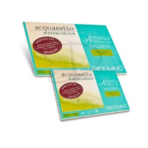 Block para acuarela - Fabriano Aquarello Grano Grueso - 300 g