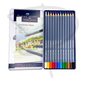 Alternative view of Colores acuarelables - Faber Castell Goldfaber Aqua - 12 unidades