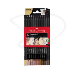 Colores tonos piel Supersoft – Faber Castell – 12 unidades