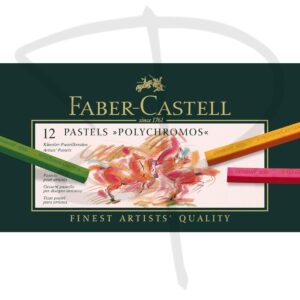 Tizas pastel - Faber Castell Polychromos - 12 unidades