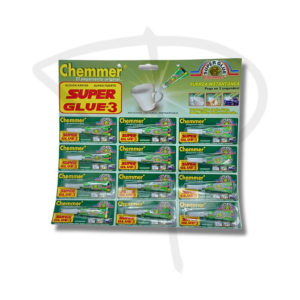 Pegamento - Super Glue 3 - 12 unidades de 1.5 gr.