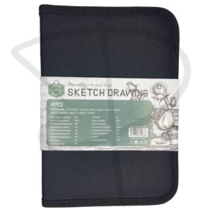 Alternative view of Set para dibujo - Keep Smiling Sketch Drawing - 42 piezas