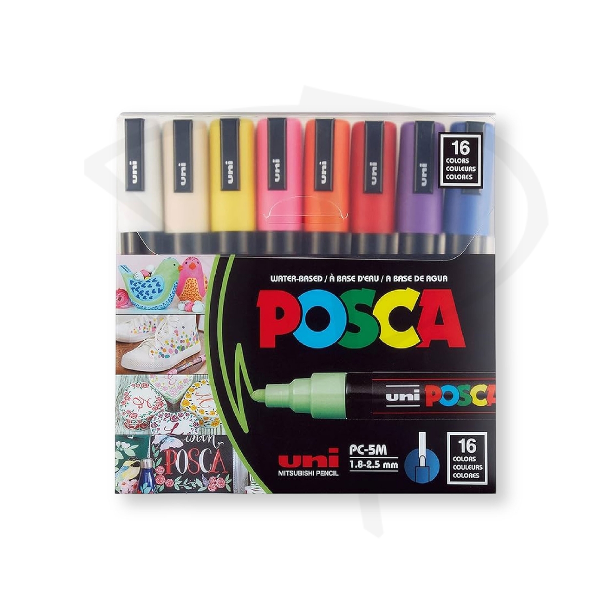 Plumones acrilicos - Posca PC 5M - 16 unidades