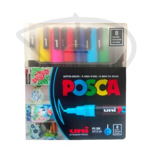 Plumones acrilicos – Posca PC 3M – 8 unidades