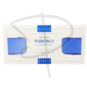 Paleta para acuarela azul - Mijello Fusion - 18 hoyos