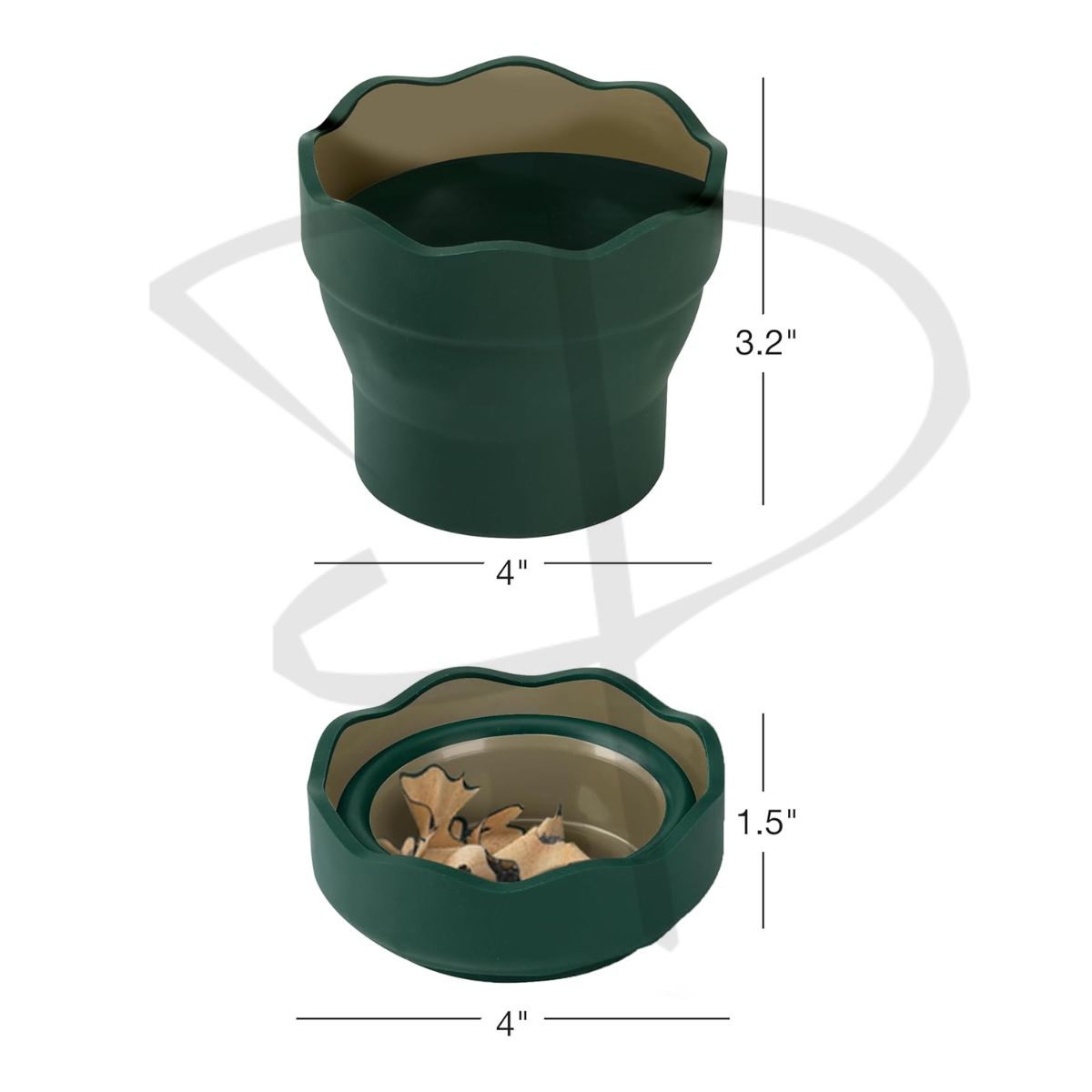 Vaso de agua plegable - Faber Castell - Imagen 2