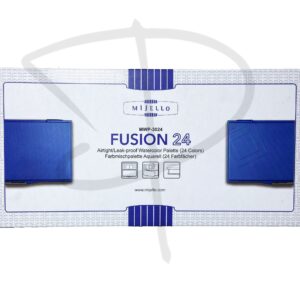 Paleta para acuarela azul - Mijello Fusion - 24 hoyos