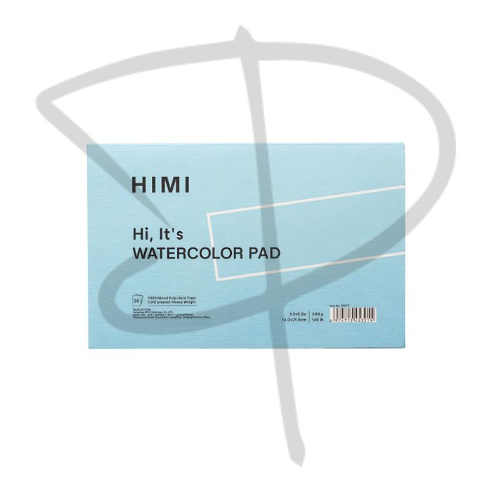 Block para acuarela - HIMI Watercolor Pad - 14 x 21.6 cm, 300 g