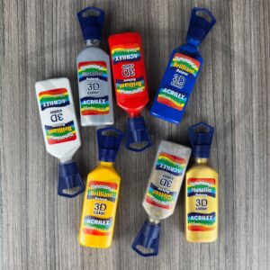 Pintura Dimensional Relieve 3D Color de Acrilex – 35 ml