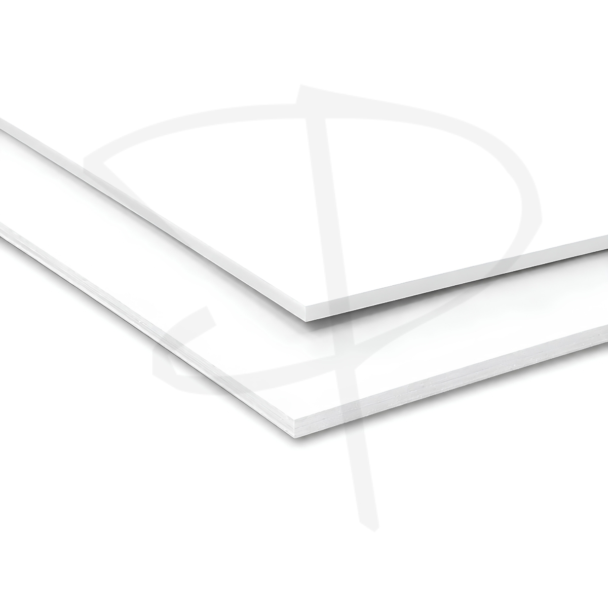 Carton blanco para maqueta