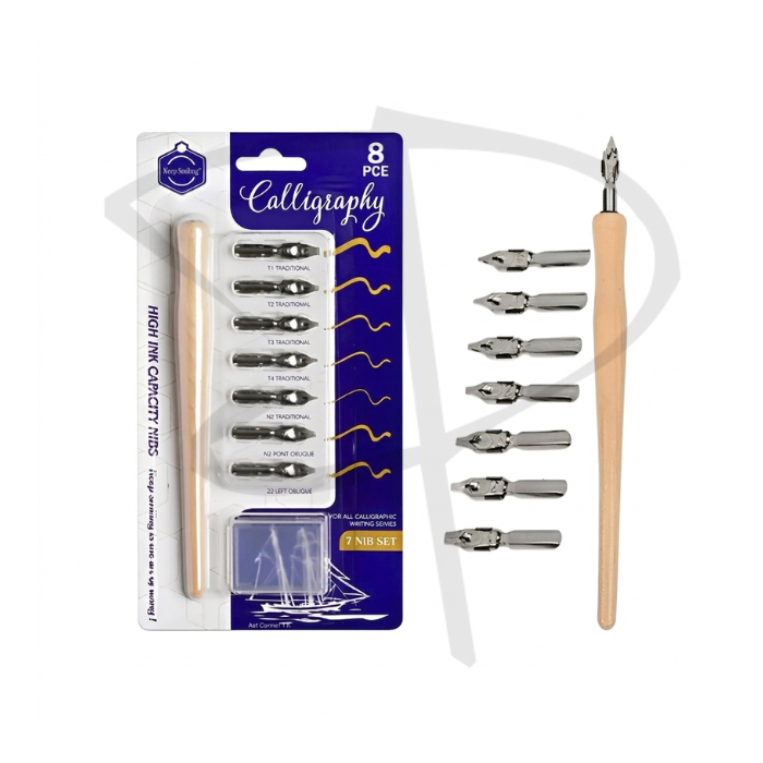 Kit Pluma Caligrafica - Keep Smiling