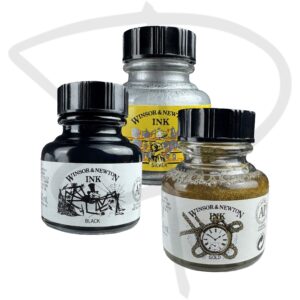Tinta China Winsor & Newton – Frasco de 30 ml