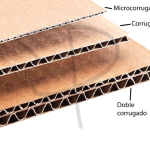 Carton corrugado - 170 x 80 cm