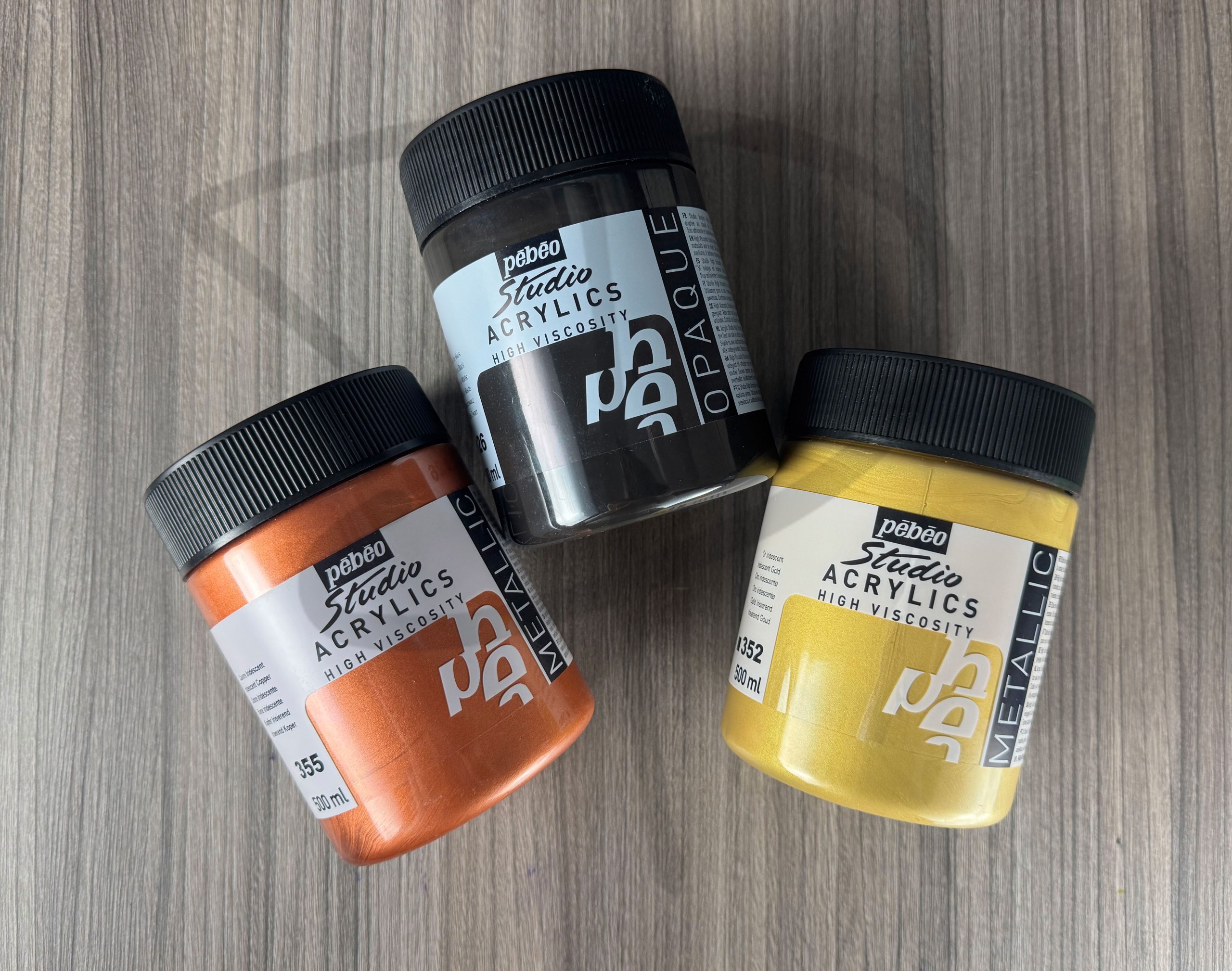Pinturas acrilicas - Pebeo Studio High Viscosity – 500 ml