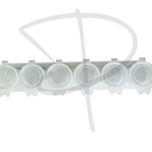 Alternative view of Pocillos plásticos con tapa – 6 recipientes