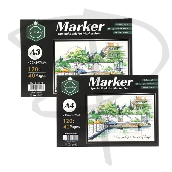 Block para marcadores – Keep Smiling Marker book - 120 g