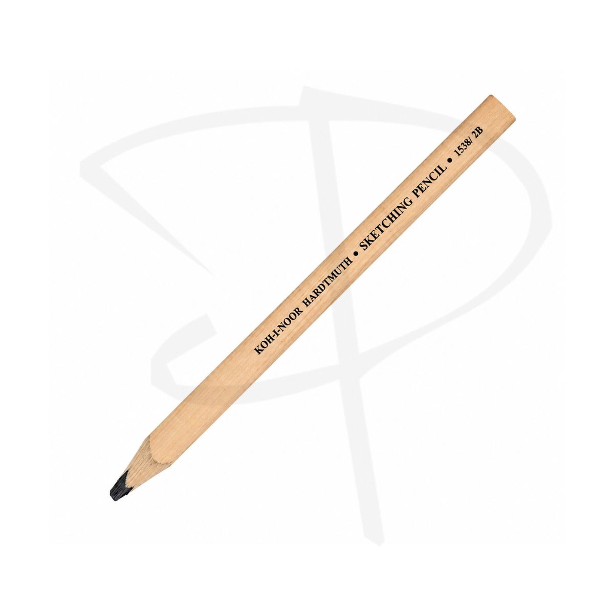 Lapiz de grafito 2B - Koh I Noor Hardt Muth Sketching Pencil