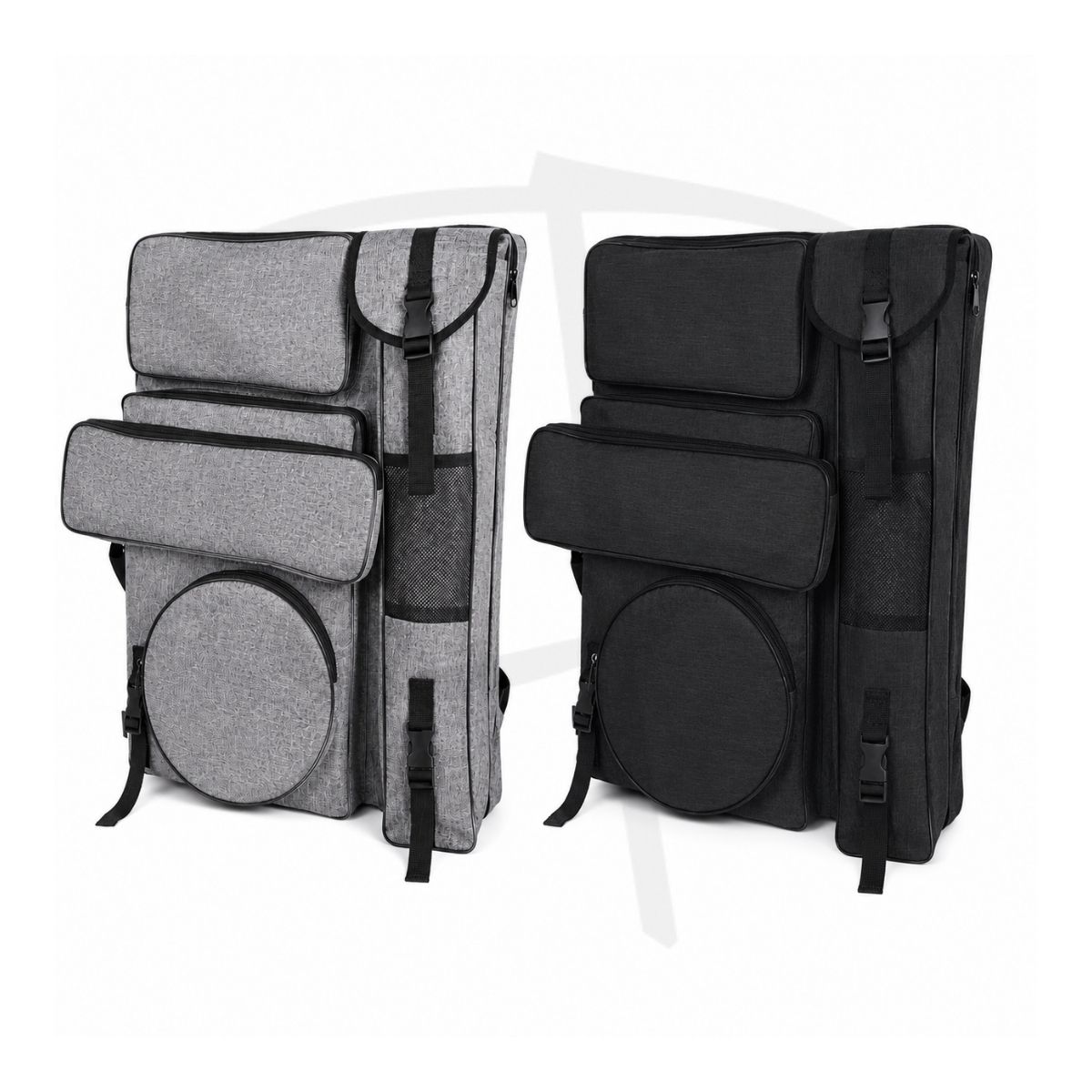 Mochila con multibolsillos para artistas