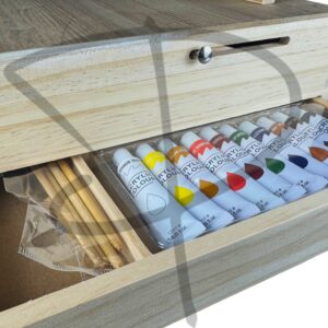 Alternative view of Kit de dibujo y color con caballete - Painting Easel Set