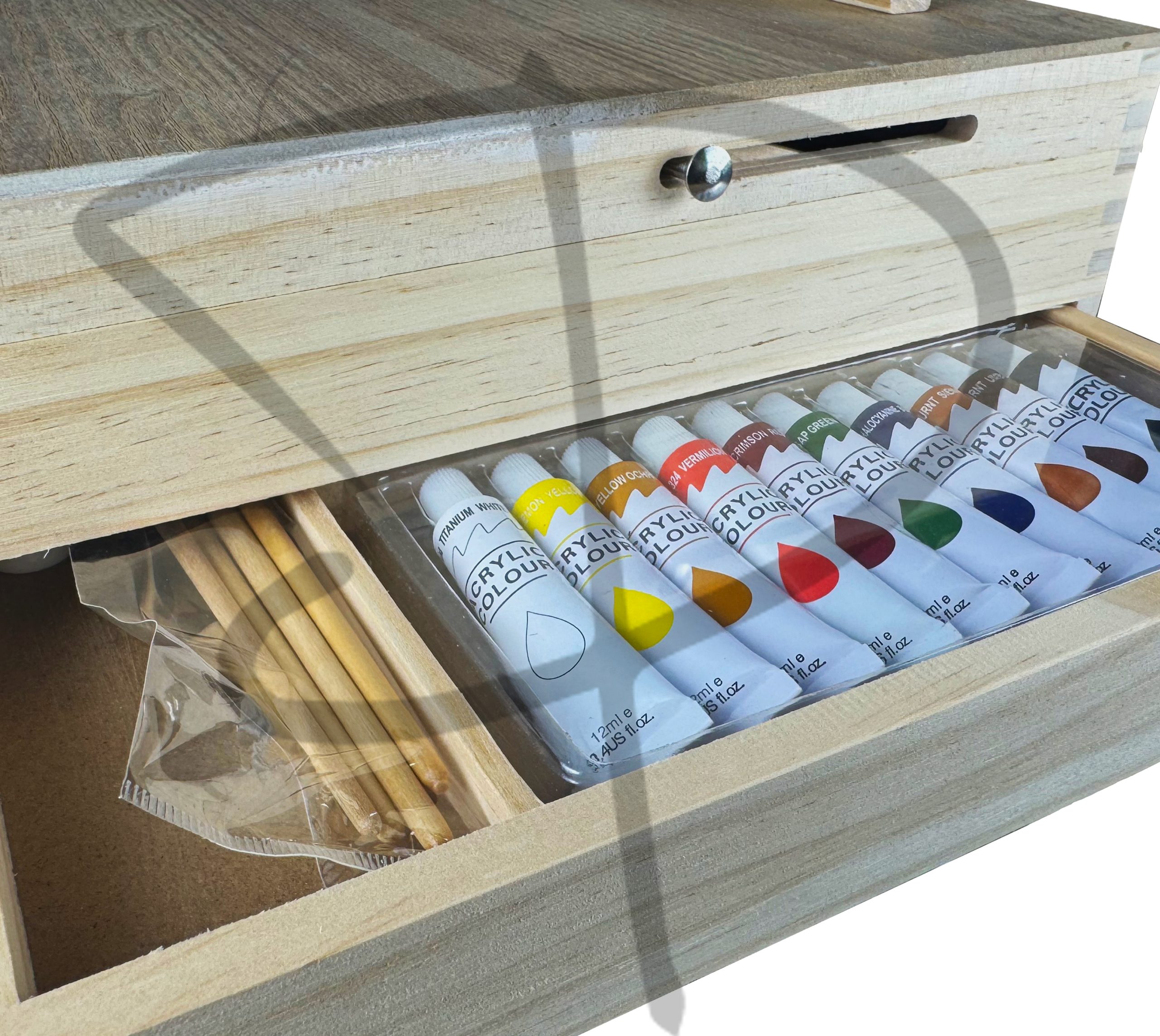 Kit de dibujo y color con caballete - Painting Easel Set - Imagen 2
