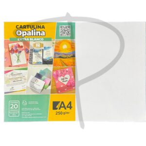 Cartulina Opalina Extra Blanca A4 – 250 g