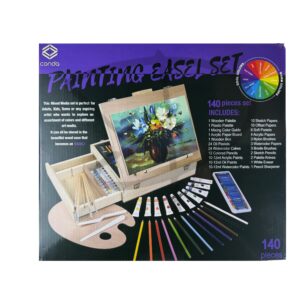 Kit de dibujo y color con caballete - Painting Easel Set