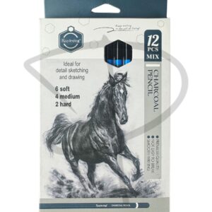 Lapices carboncillo - Keep Smiling Mix Charcoal - 12 unidades