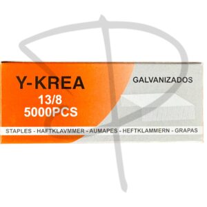 Grapas Galvanizadas Y Krea 13/8 – Caja x 5000 pcs