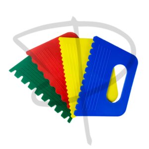 Espátula Plástica Dentadas 