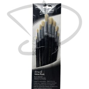 Set de Pinceles Stencil - Keep Smiling – 9 unidades