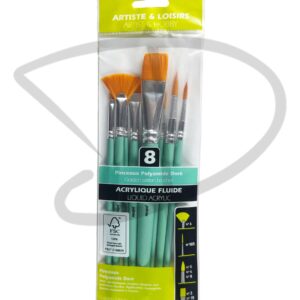 Set de Pinceles Mixtos - Pebeo - 8 unidades