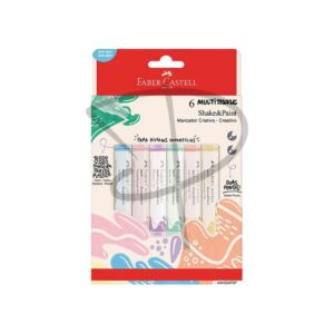 Plumones acrilicos tonos pastel - Multimark Shake & Paint - 6 unidades