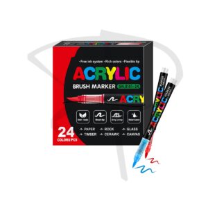 Plumones acrilicos – Guangna Acrylic - 24 unidades