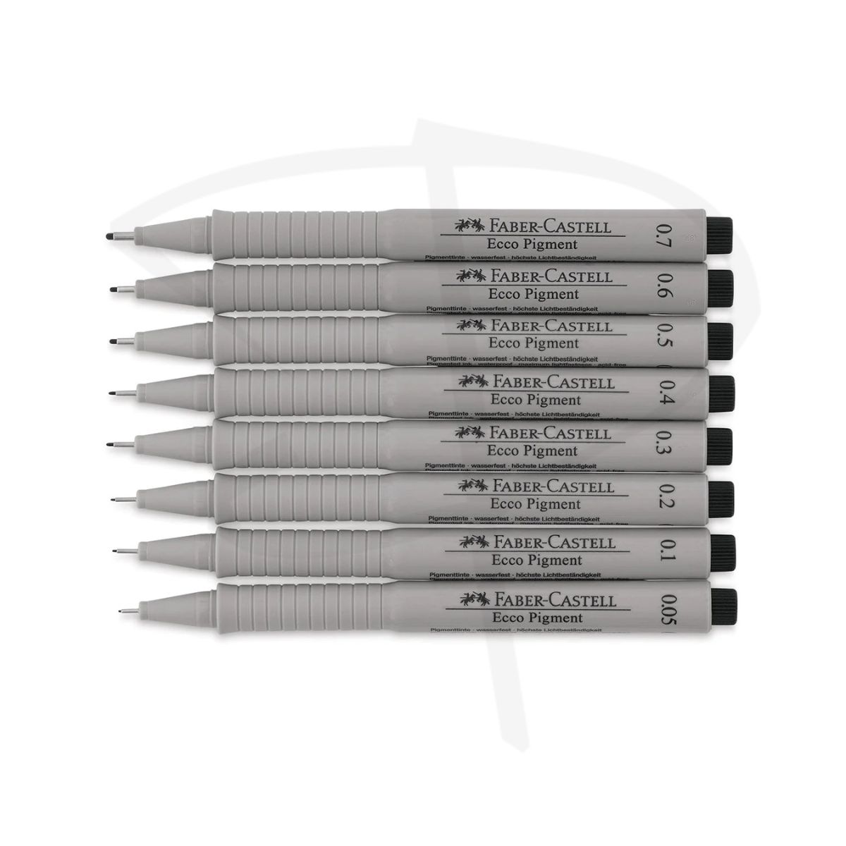 Set de Estilografos - Faber Castell Ecco Pigment - 8 unidades - Imagen 2