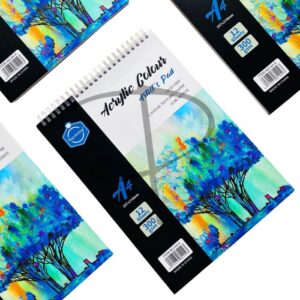 Block A4 para acrilico - Keep Smiling Artist's Pad - 29.7 x 21 cm, 300 g