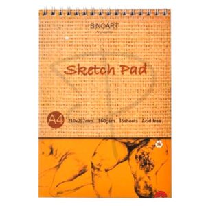 Block para dibujo A4 - SINOART - 21 x 29.7 cm, 160 g