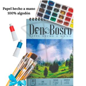 Block para acuarela A4 - Don Bosco textura rugosa - 300 g