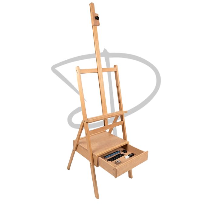 Caballete clasico de madera con cajon 180 cm - Imagen 3