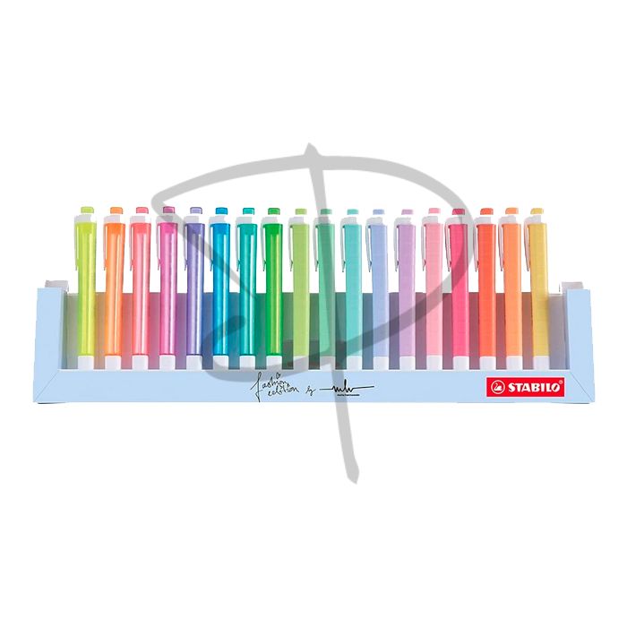 Resaltadores tonos pastel y neon - Stabilo swing pastel - 18 unidades - Imagen 2