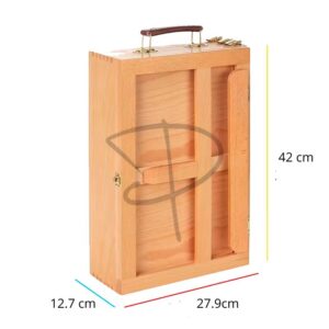 Caballete portable de mesa con 3 compatimentos
