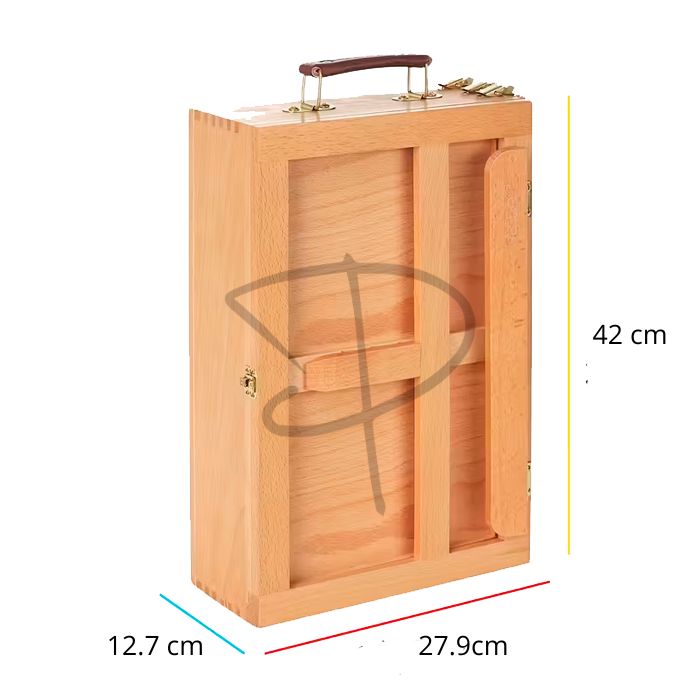 Caballete portable de mesa con 3 compatimentos