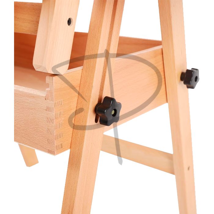 Caballete con 2 Bandejas y caja abierta para almacenar - 207 x 40 cm - Imagen 6