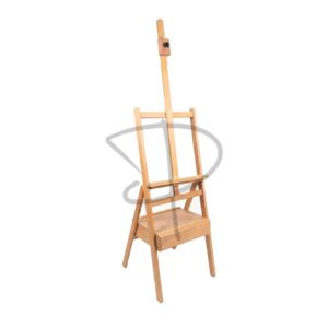 Alternative view of Caballete clasico de madera con cajon 180 cm