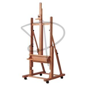 Caballete profesional inclinable con regulador de soporte - 363 x 65.3 cm