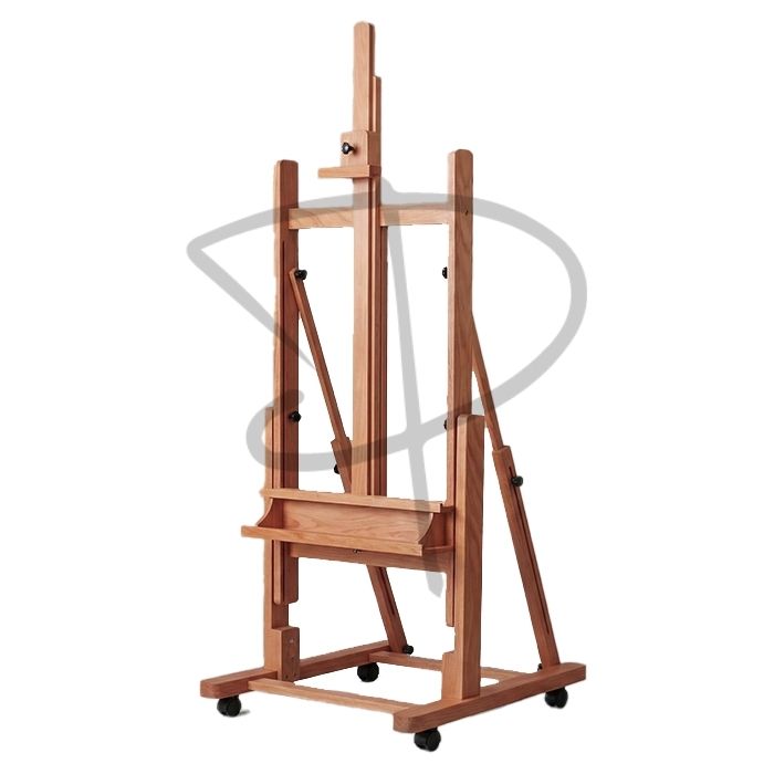 Caballete profesional inclinable con regulador de soporte - 363 x 65.3 cm